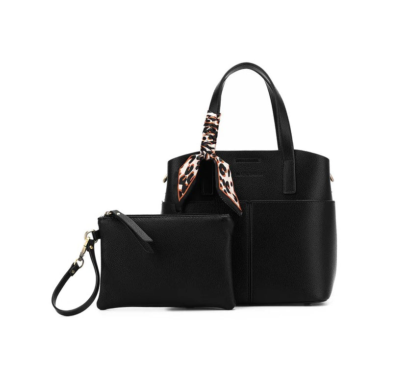 Black Caviar Handbag Amelie Black