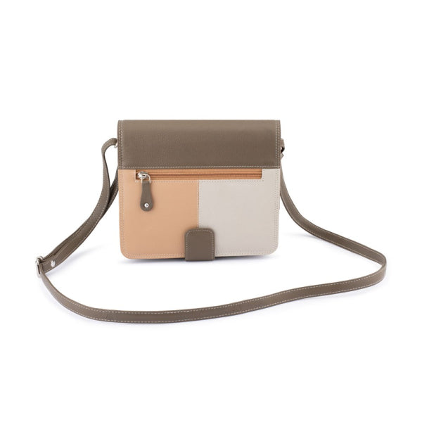 Franco Bonini Handbag 1321 Bone Multi