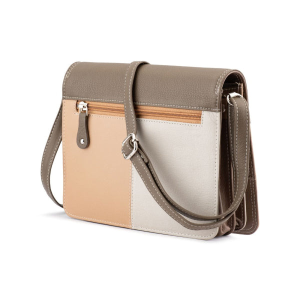 Franco Bonini Handbag 1321 Bone Multi