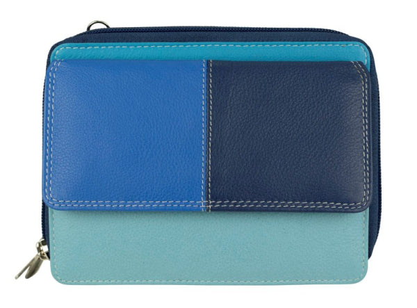 Franco Bonini Handbag 15-012 Blue Multi