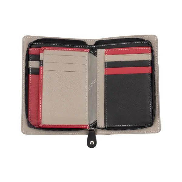 Franco Bonini Purse 1814 Black Multi