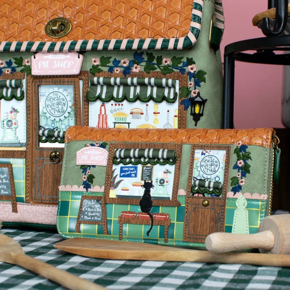 Vendula Pie Shop Large Ziparound Wallet