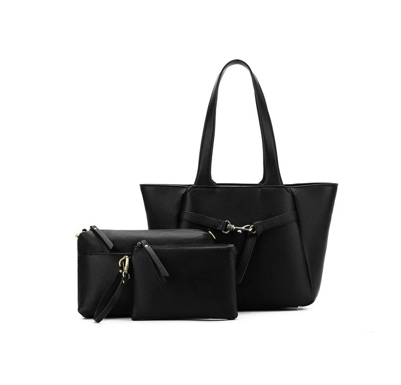 Black Caviar Handbag Emanuela Black