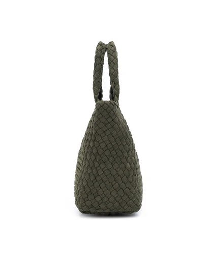 Black Caviar Handbag Cherie Dark Olive