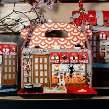 Vendula Sushi Grey Takeaway Box Bag