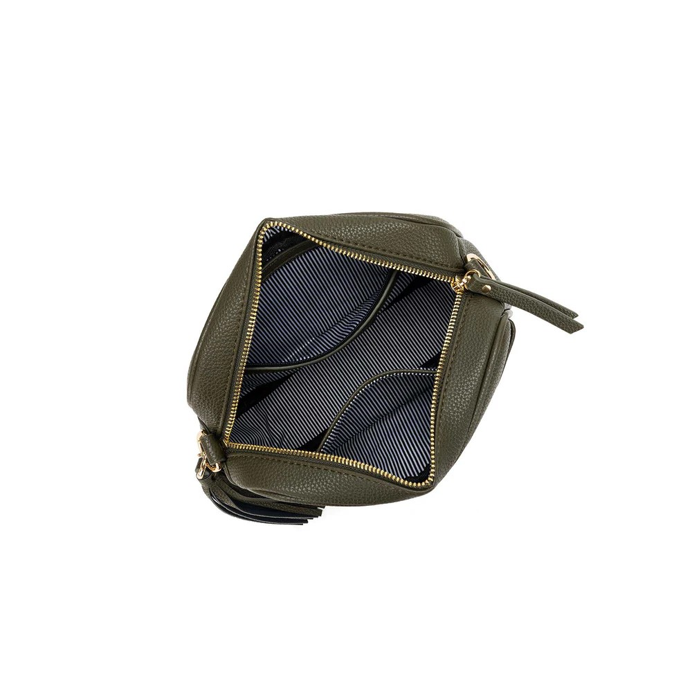 Black Caviar Handbag Indie Dark Olive