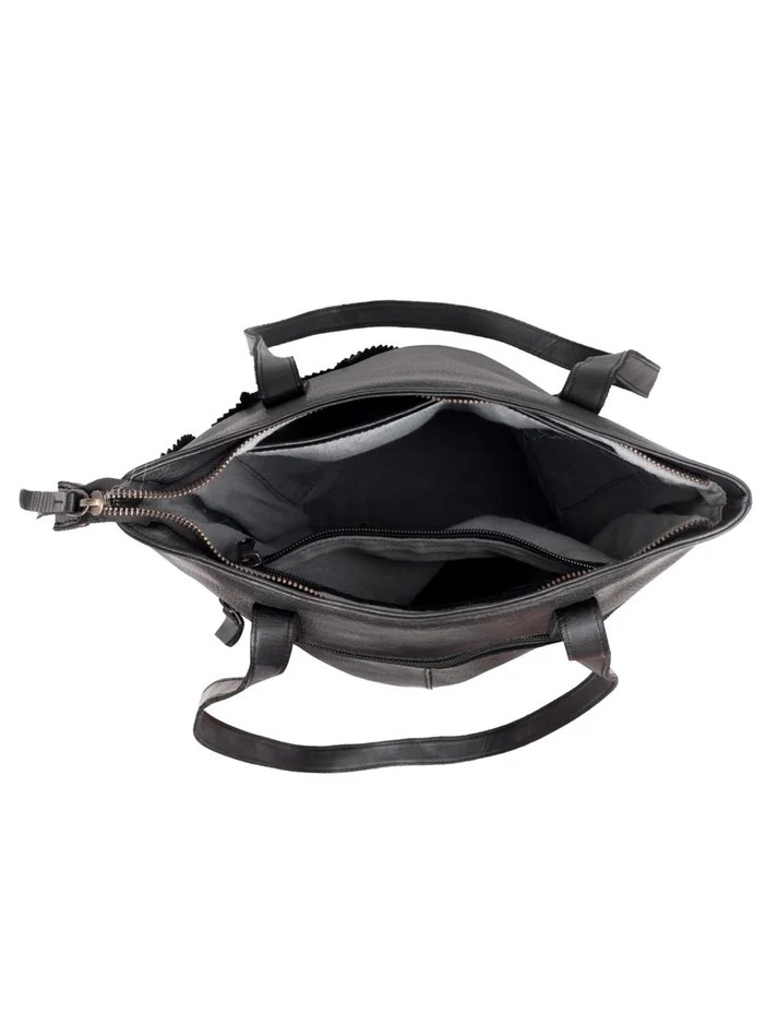 Saddle & Sash Handbag A0031 Black