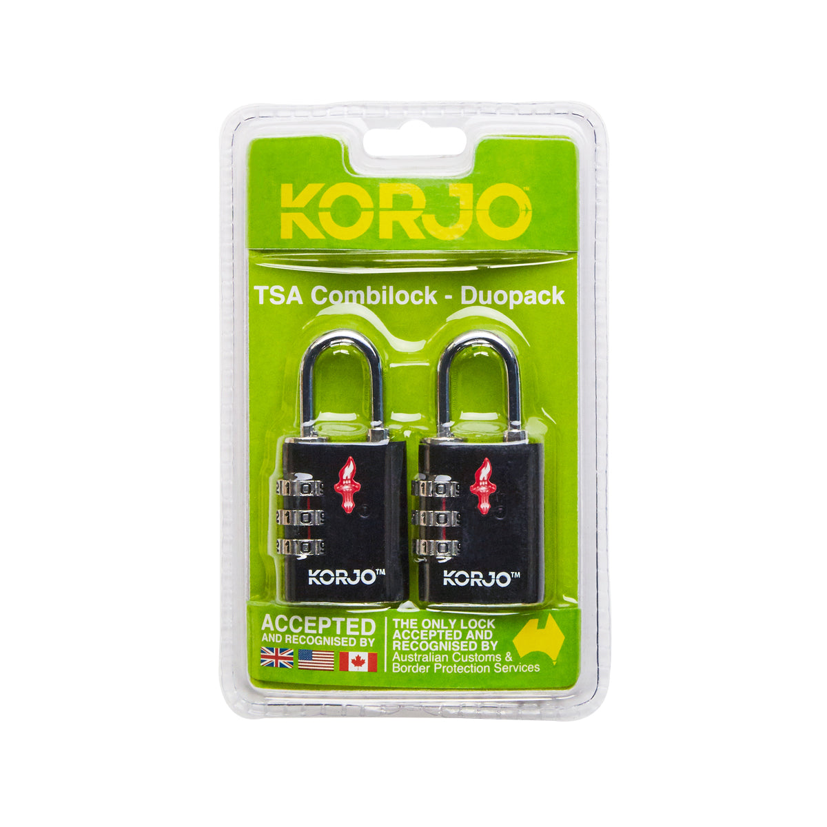Korjo Duo TSA Combination Lock TSACLD