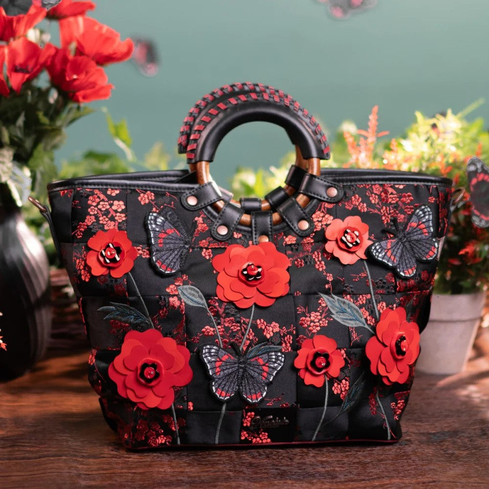 Vendula Butterfly Garden Large Ari Bag