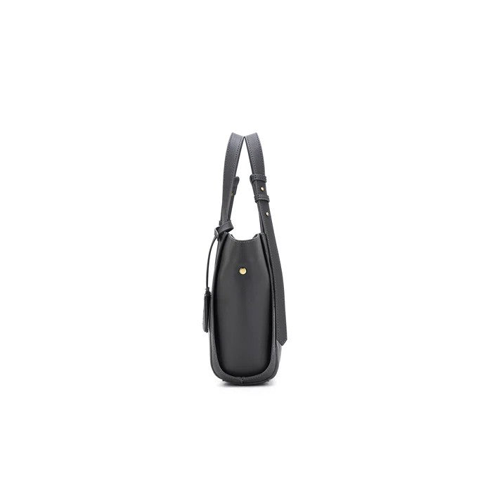 Black Caviar Handbag Mini Lauren Grey