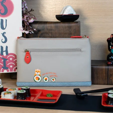 Vendula Sushi Grey Kate Pouch Bag