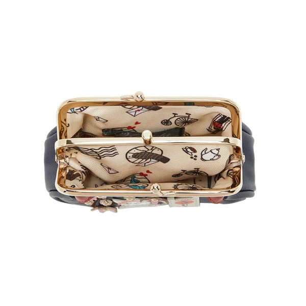 Vendula Sushi Blue Clipper Coin Purse