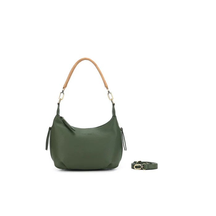 Black Caviar Handbag Carey Dark Olive