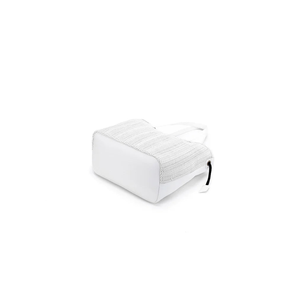 Black Caviar Handbag Pippa White