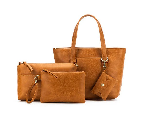 Black Caviar Handbag Antoinette Tan