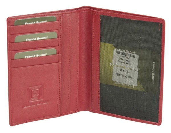 Franco Bonini Passport Wallet 3047 Red