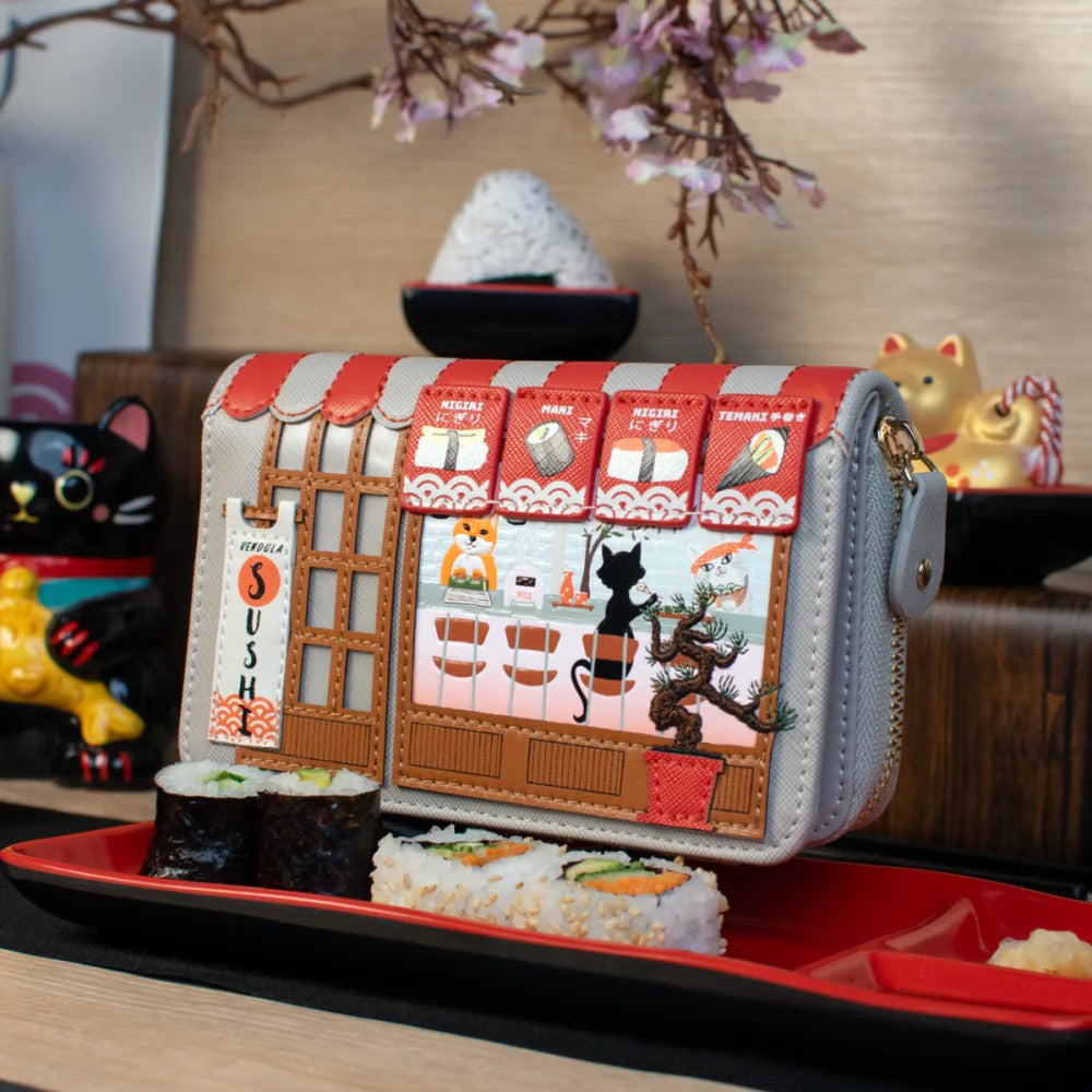 Vendula Sushi Grey Ziparound Wallet M