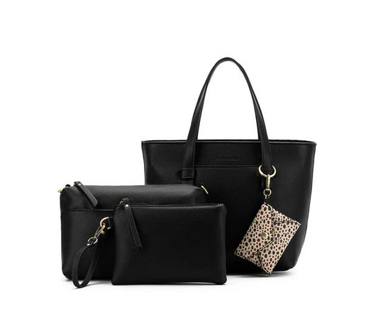 Black Caviar Handbag Antoinette Black
