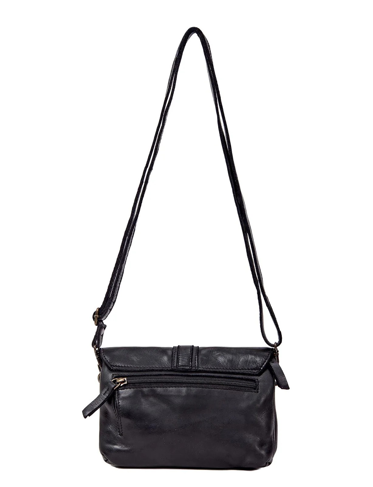 Saddle & Sash Handbag A0015 Black
