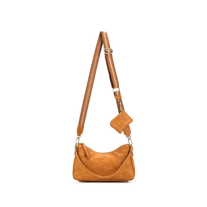 Black Caviar Handbag Claudette Tan