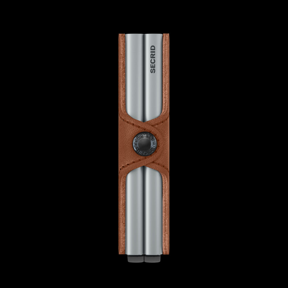 Secrid Twinwallet Vintage Cognac Silver