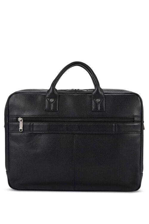 Samsonite Classic Leather Top Loader - Black