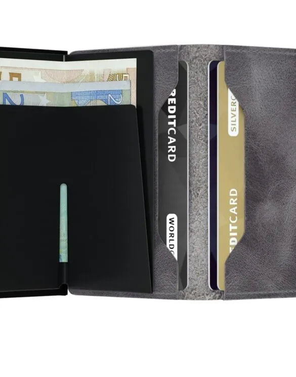 Secrid Miniwallet Vintage Grey Black