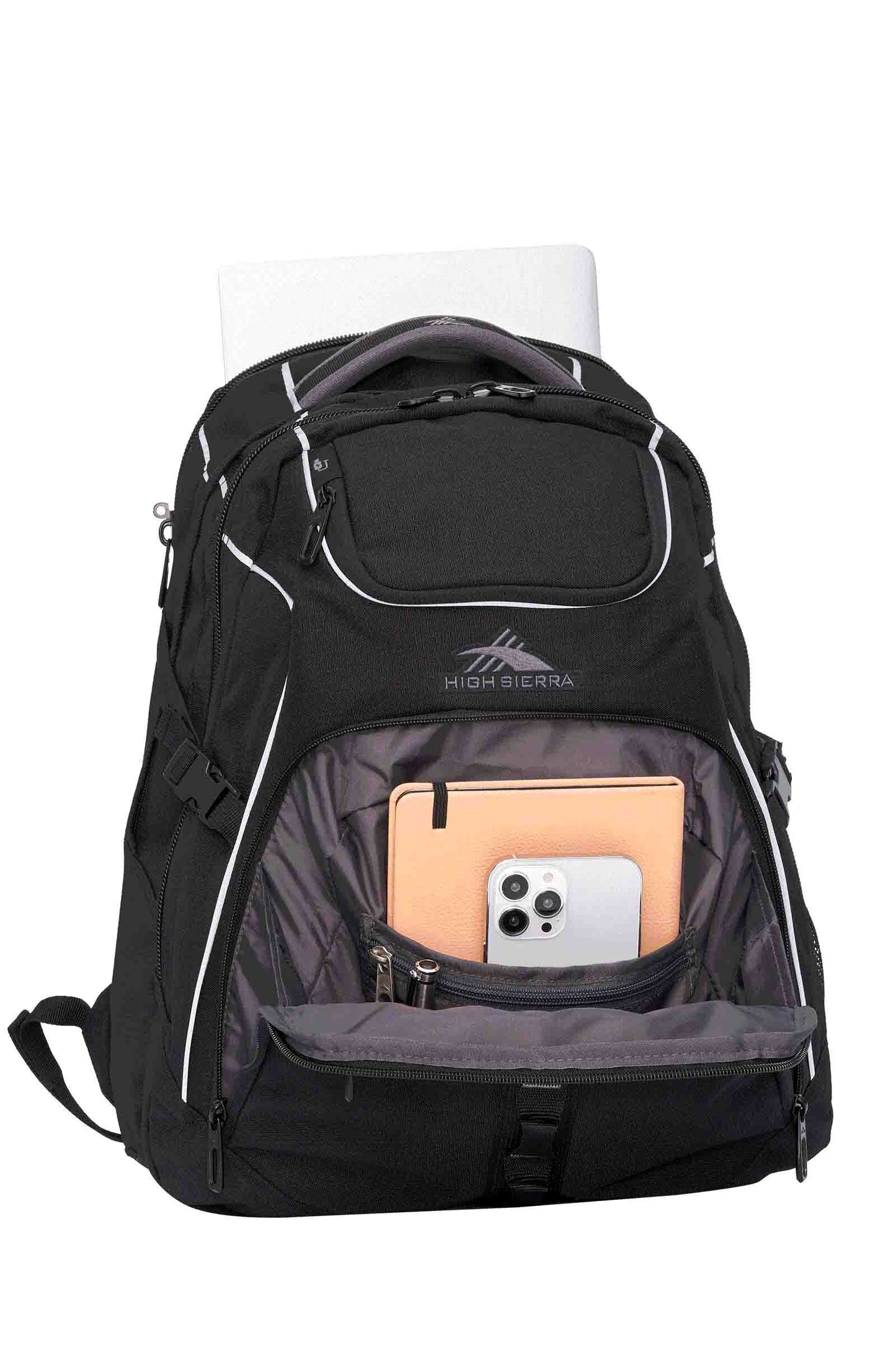 High Sierra Access 3 Back Pack - Black