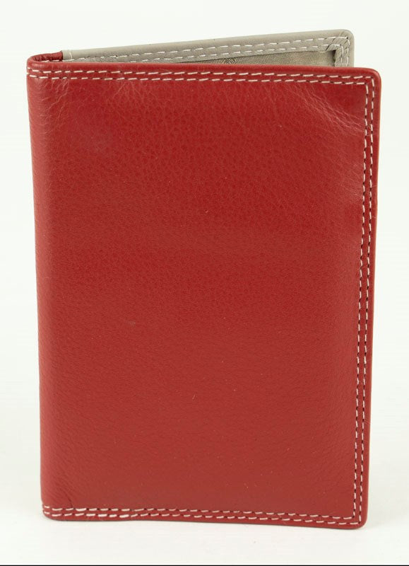 Franco Bonini Passport Wallet 16-011 Red Multi