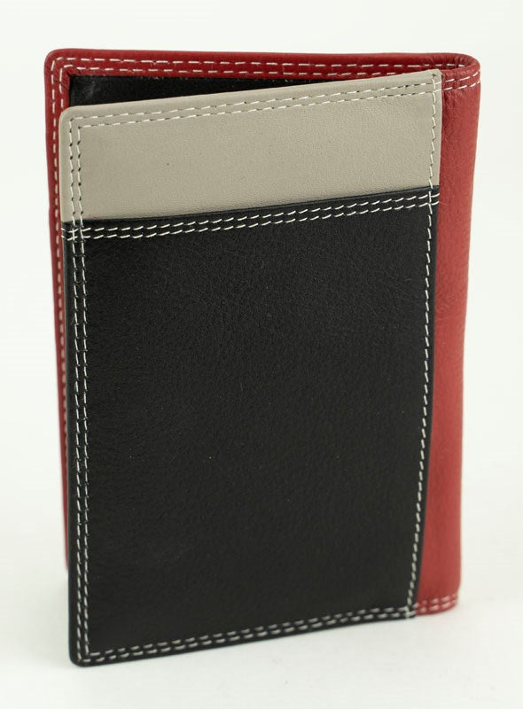 Franco Bonini Passport Wallet 16-011 Red Multi