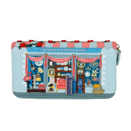 Vendula Vintage Rose Large Zip Wallet