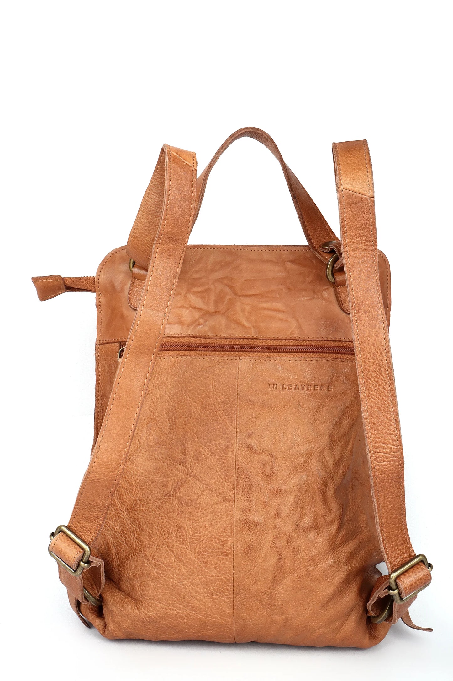 In Leatherz Back Pack - Tan