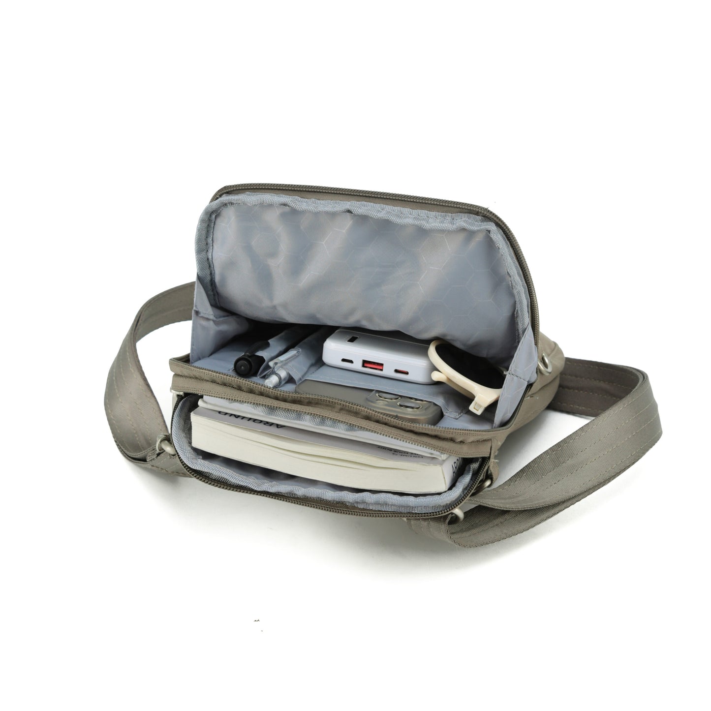 Tosca Anti-Theft Handbag TCA988 Taupe