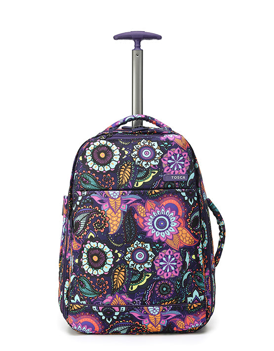 Tosca So lite Wheeled Back Pack Paisley
