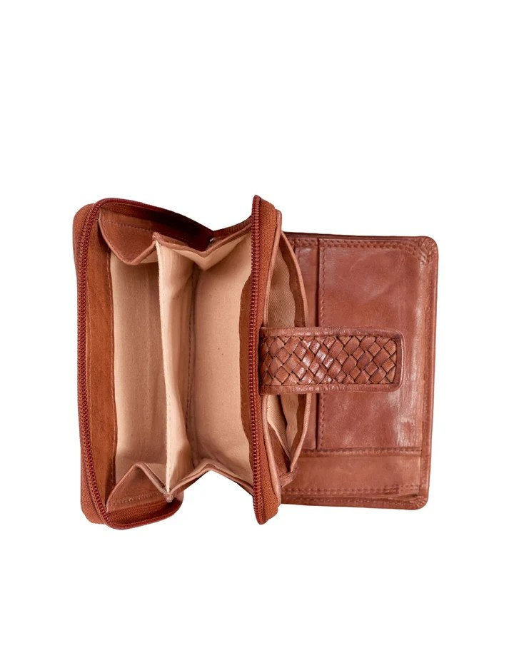 Saddle & Sash Purse A0023 Tan