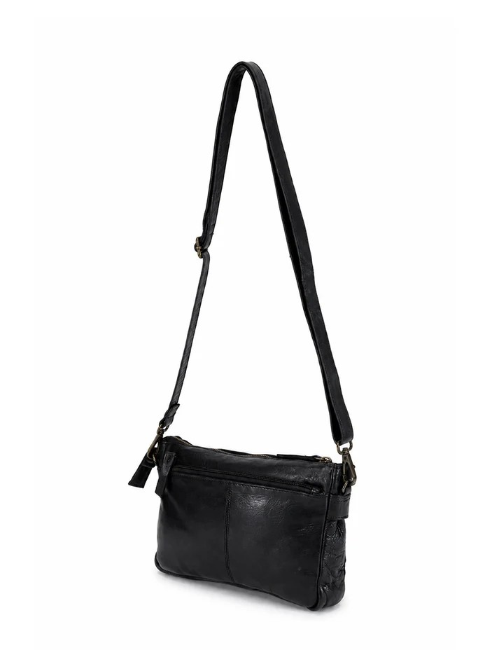 Saddle & Sash Handbag A0038 Black