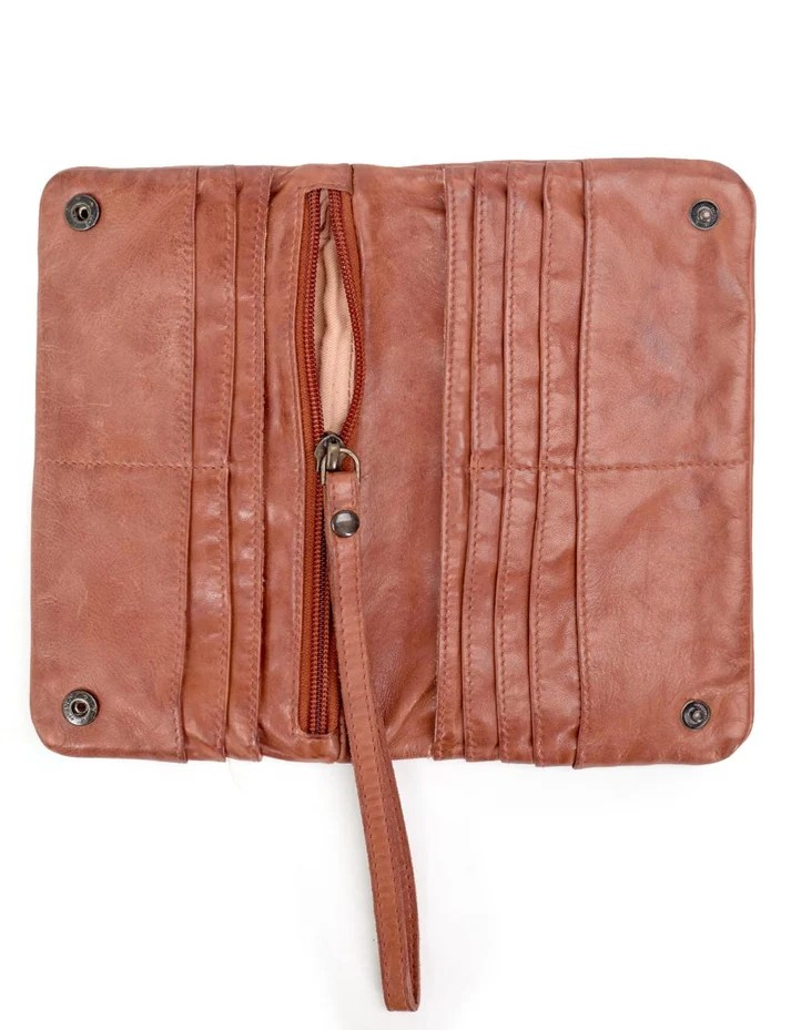 Saddle & Sash Purse A0025 Tan