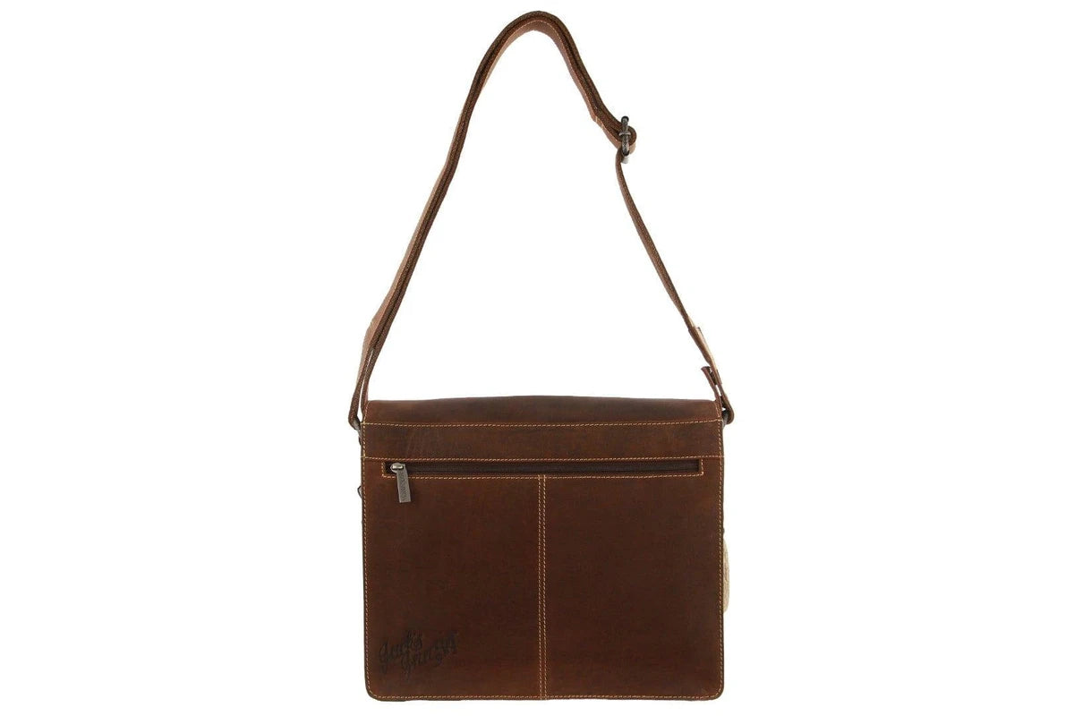 Jacks Inn Satchel 14 Cognac