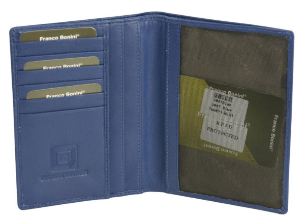 Franco Bonini Passport Wallet 3047 Blue