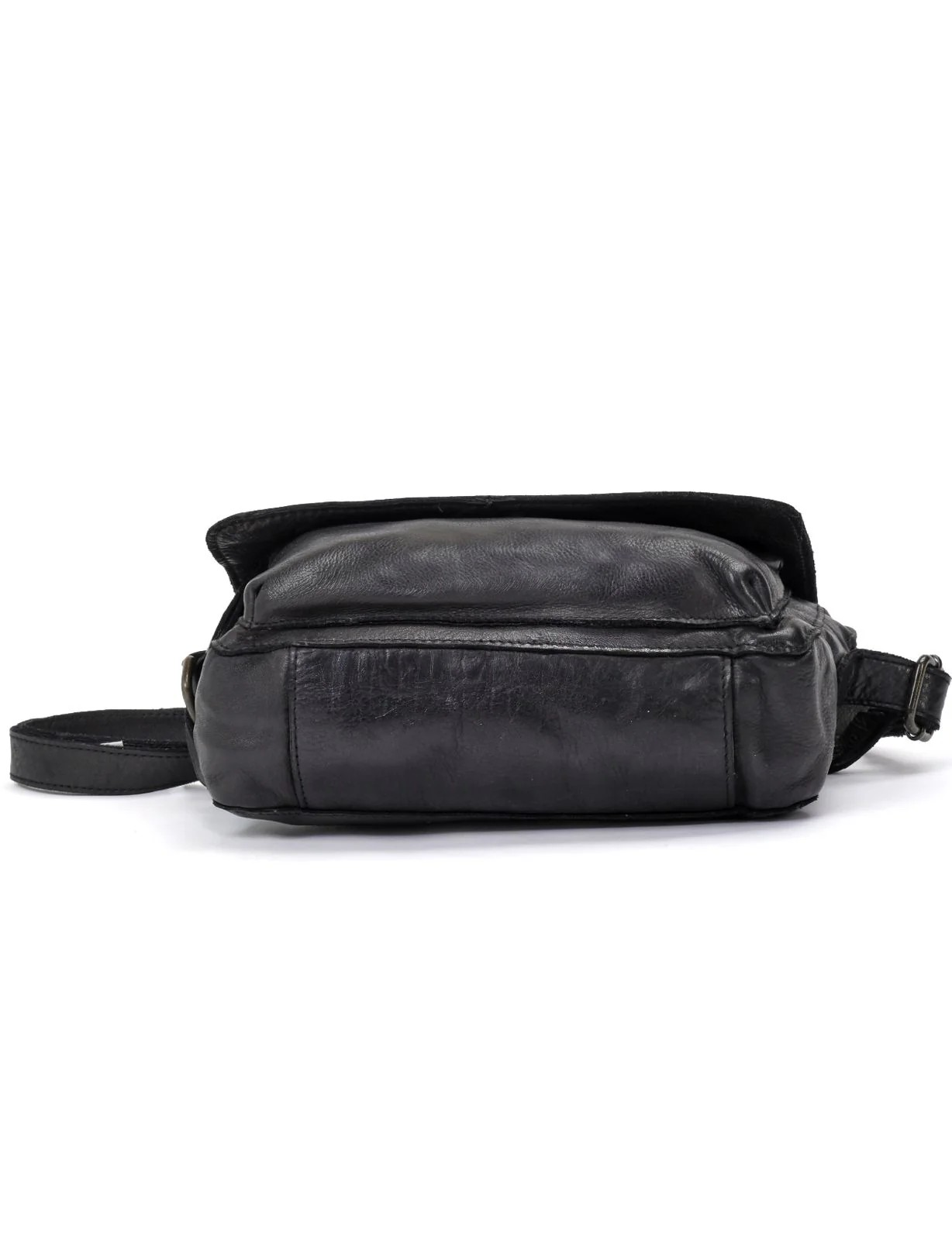 Saddle & Sash Handbag A0004 Black