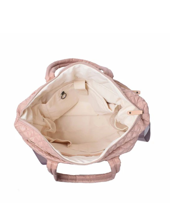 Tosca Metro Duffle Bag MET980 Mauve Quilted