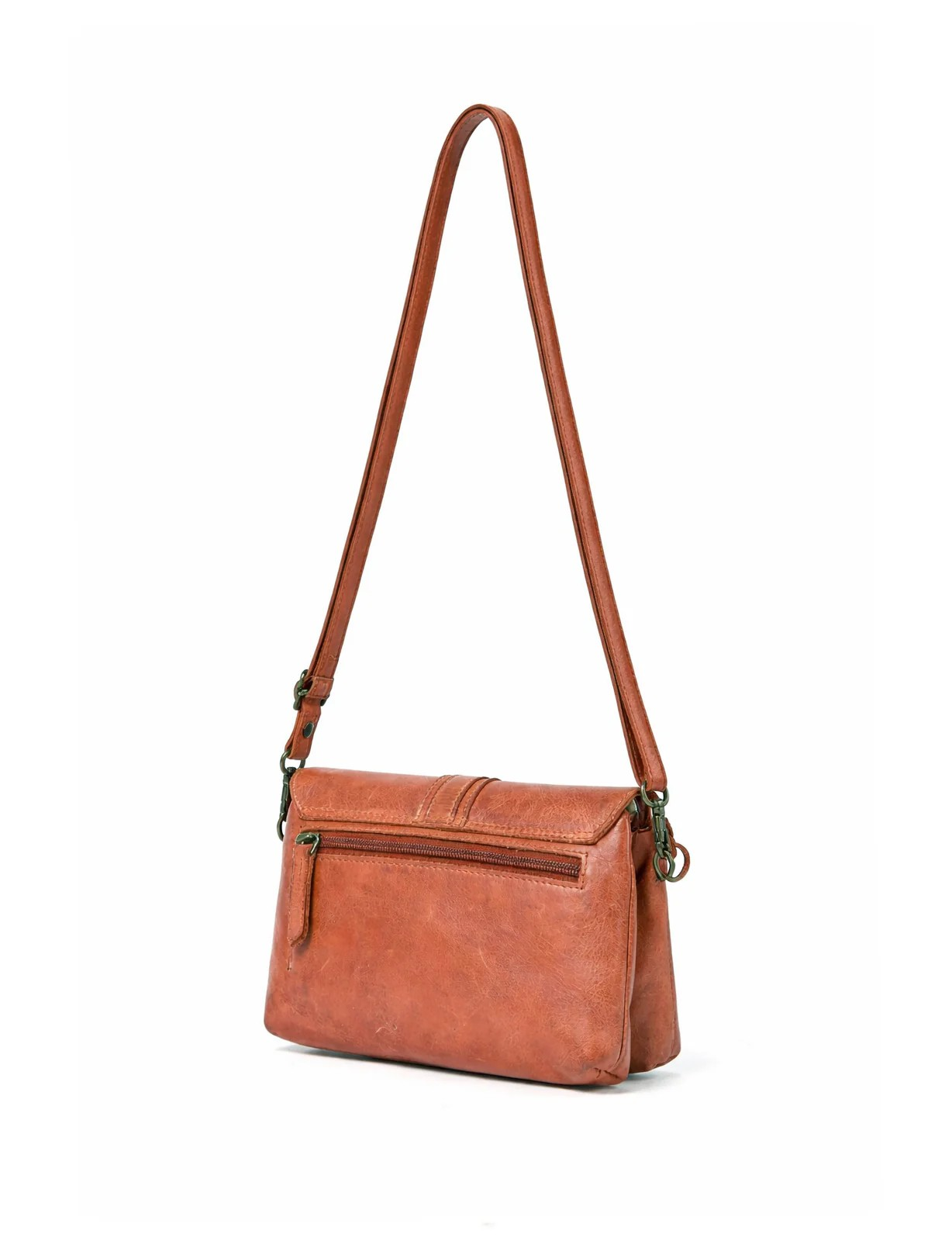 Saddle & Sash Handbag A0015 Tan