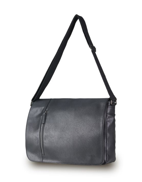 Tosca Vegan Leather Satchel VGO13 Blk