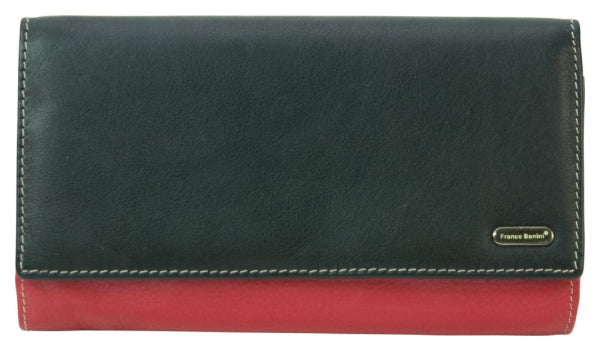Franco Bonini Purse 4206 Black Multi