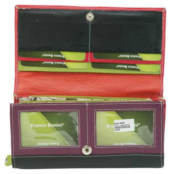 Franco Bonini Purse 4206 Red Multi