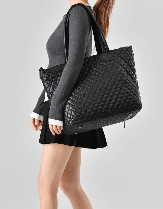 Tosca Metro Duffle Bag MET980 Black Quilt