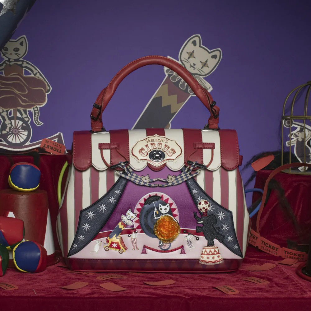 Vendula Skelecats Ghost Train Grace Bag