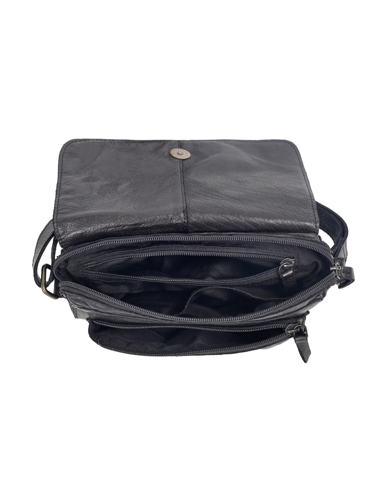 Saddle & Sash Handbag A0004 Black