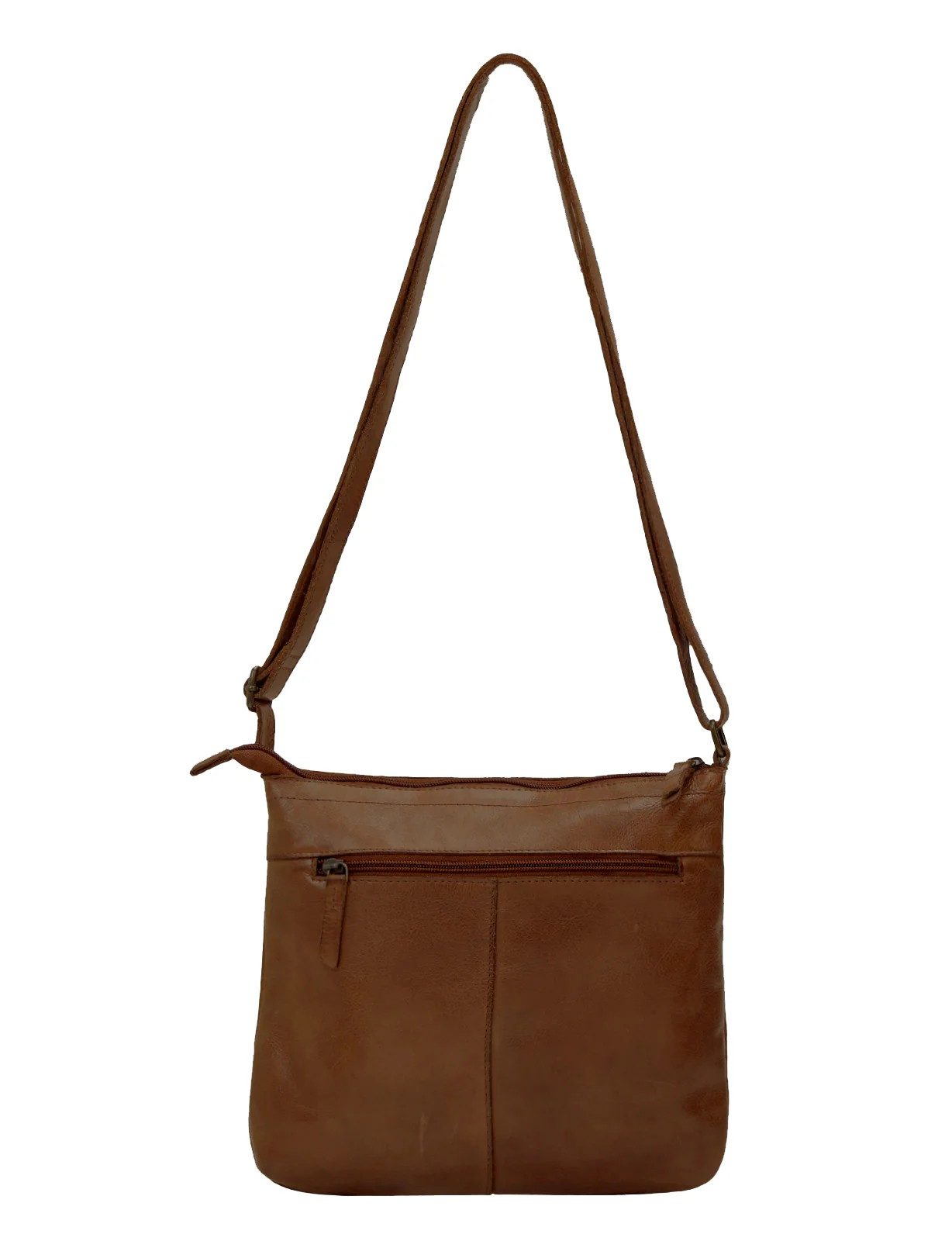 Saddle & Sash Handbag A0007 Cognac