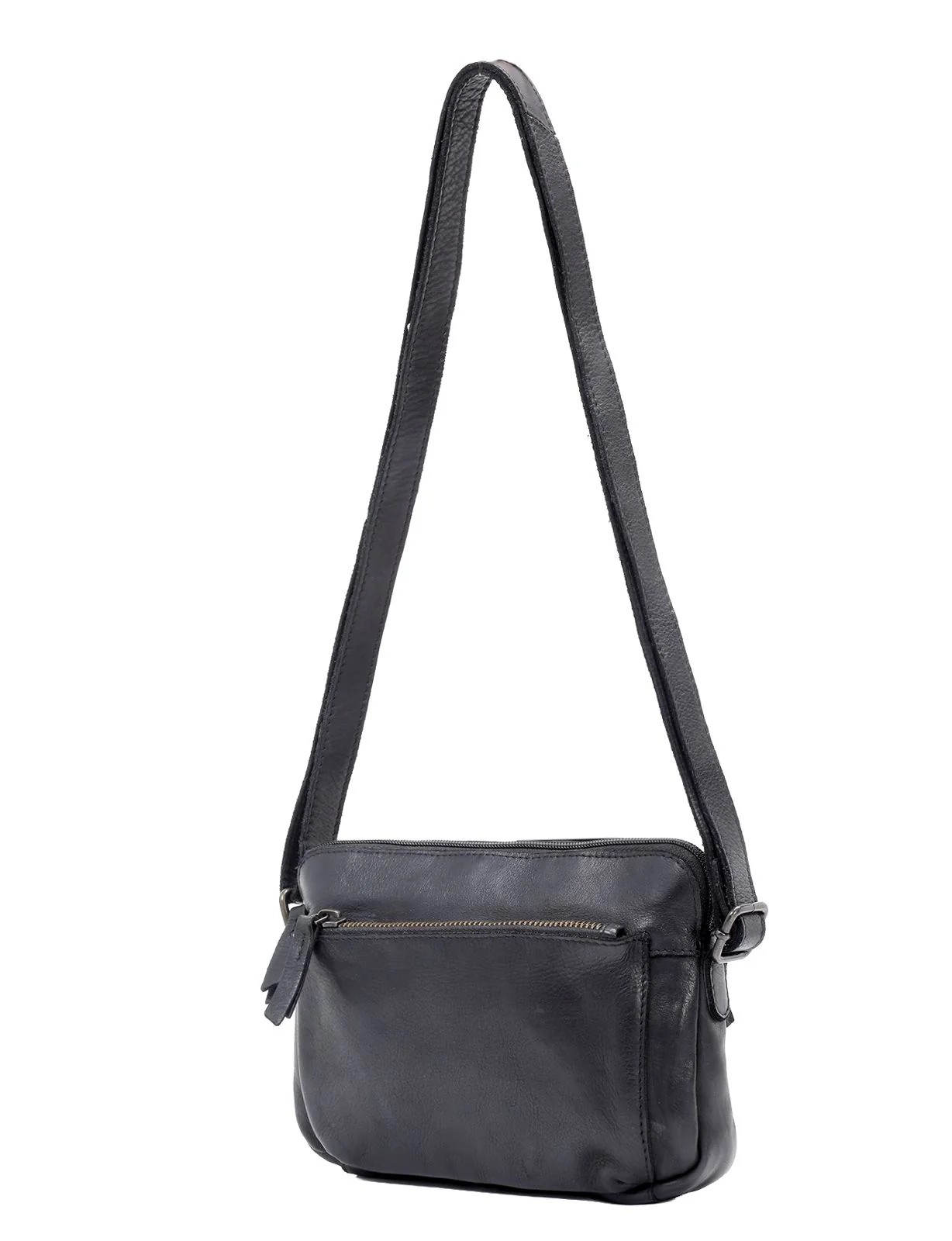Saddle & Sash Handbag A0005 Black